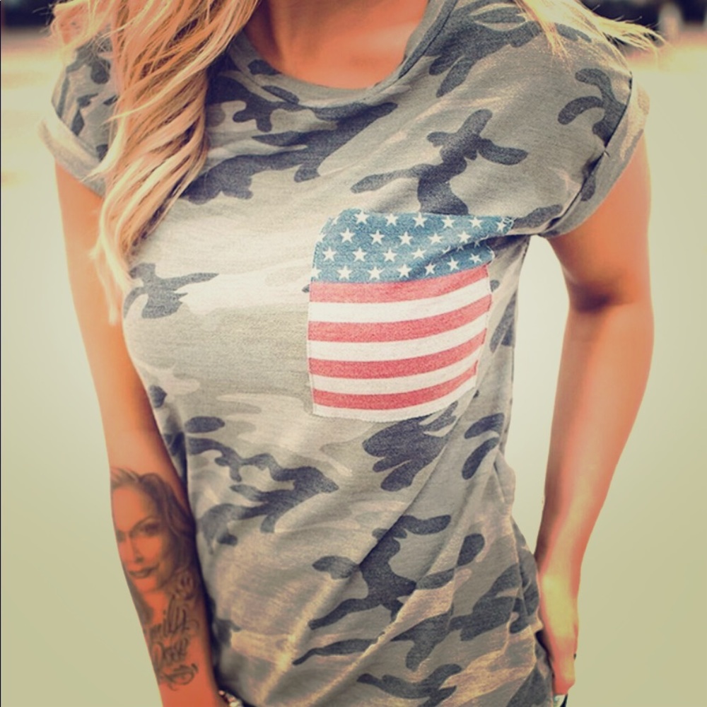 camouflage tee shirt
